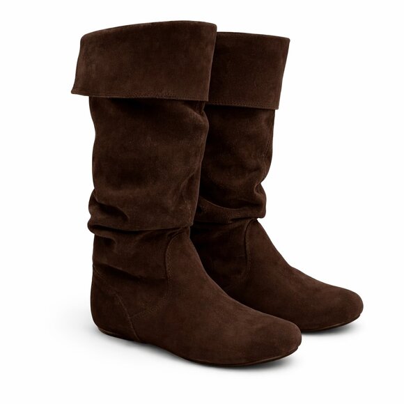 Steve Madden Shoes - Steve Madden Bonanza Slouch Knee High Boots Brown Suede 8